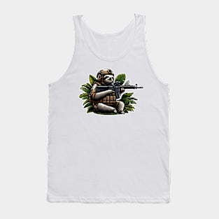 Tactical Sloth Tank Top